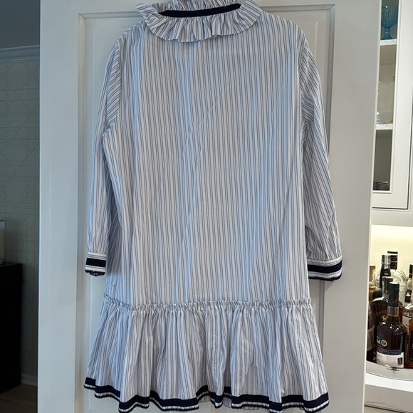 Tuckernuck Grosgrain Trim Oxford Stripe Bouvier Dress - Picture 12 of 16